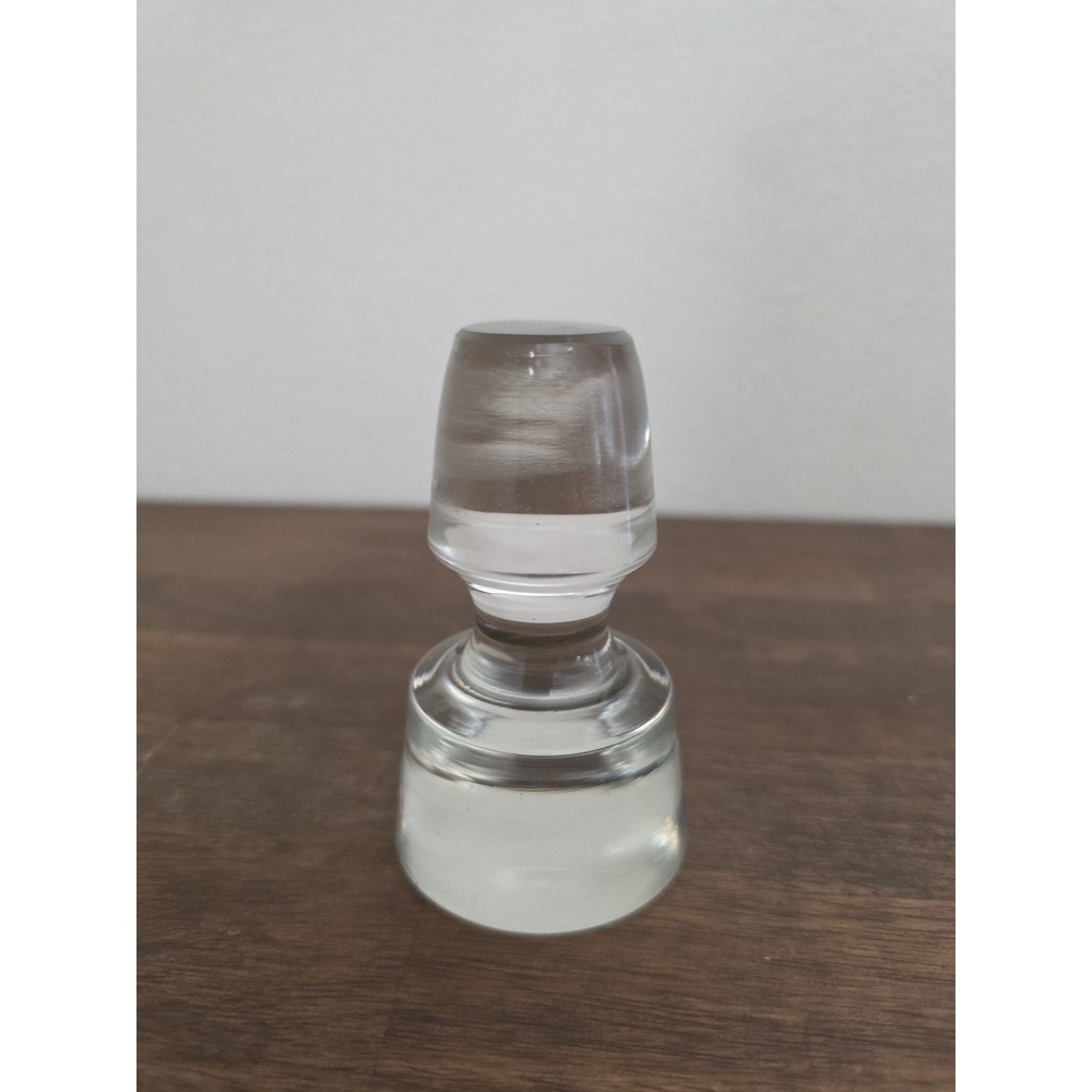 Vintage Mid Century Modern Glass Stopper **Decanter Not Included**‎ Paperweight